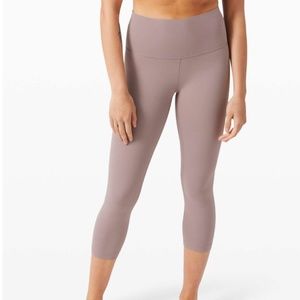 NWT Lululemon Align Crop 21" *Cool Violet Verbena Size 4
